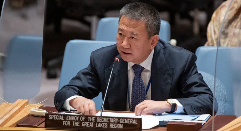 Grands Lacs d’Afrique : dynamique encourageante malgré l’insécurité dans l’Est de la RDC, estime Huang Xia devant le Conseil